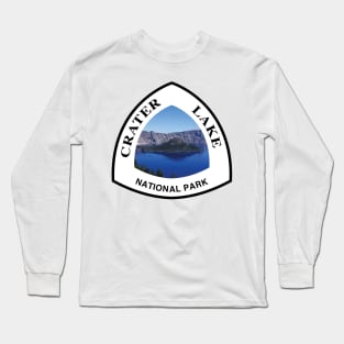 Crater Lake National Park shield Long Sleeve T-Shirt
